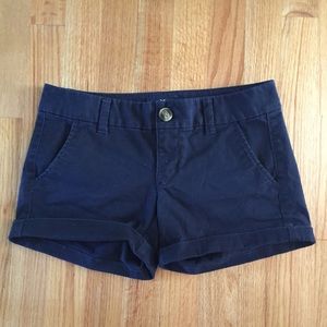 American Eagle khaki shorts Sz 00 Navy